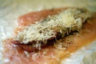 Куриные рулентики с беконом - приготовление