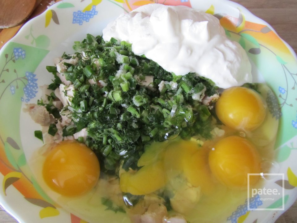 Киш куриный - Шаг 3