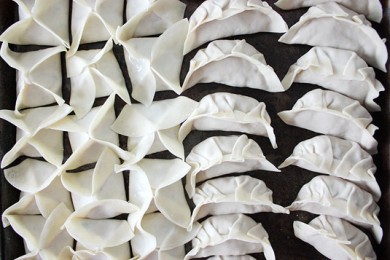 Японские пельмени - приготовление