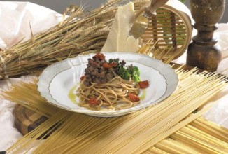 Биголи с соусом из утки