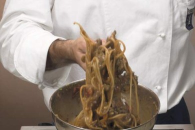 Биголи с соусом из утки - Шаг 4