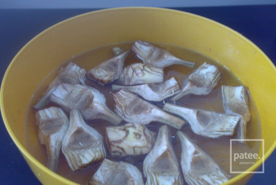 Артишоки жареные в кляре - Шаг 1