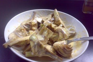 Артишоки жареные в кляре - приготовление