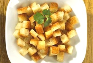 Вкусные хрустящие гренки