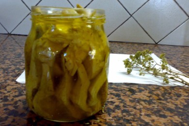 Артишоки в масле - приготовление