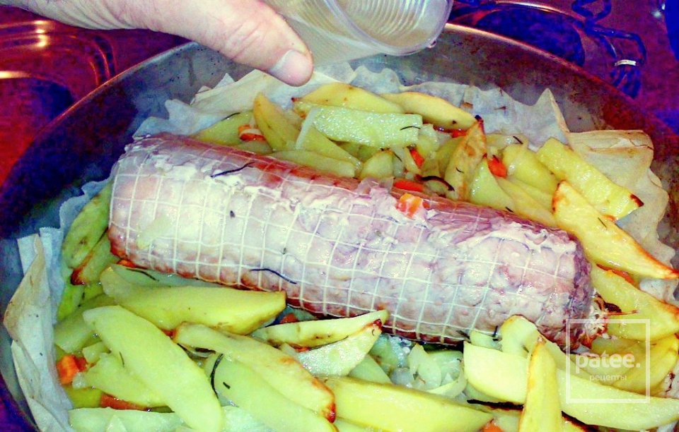Свиная шейка с овощами - Шаг 3