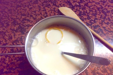 Белый крем для булочек - приготовление