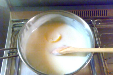 Белый крем для булочек - приготовление