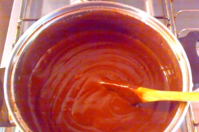 Шоколадный крем для булочек - приготовление