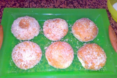 Булочки с кремом - приготовление