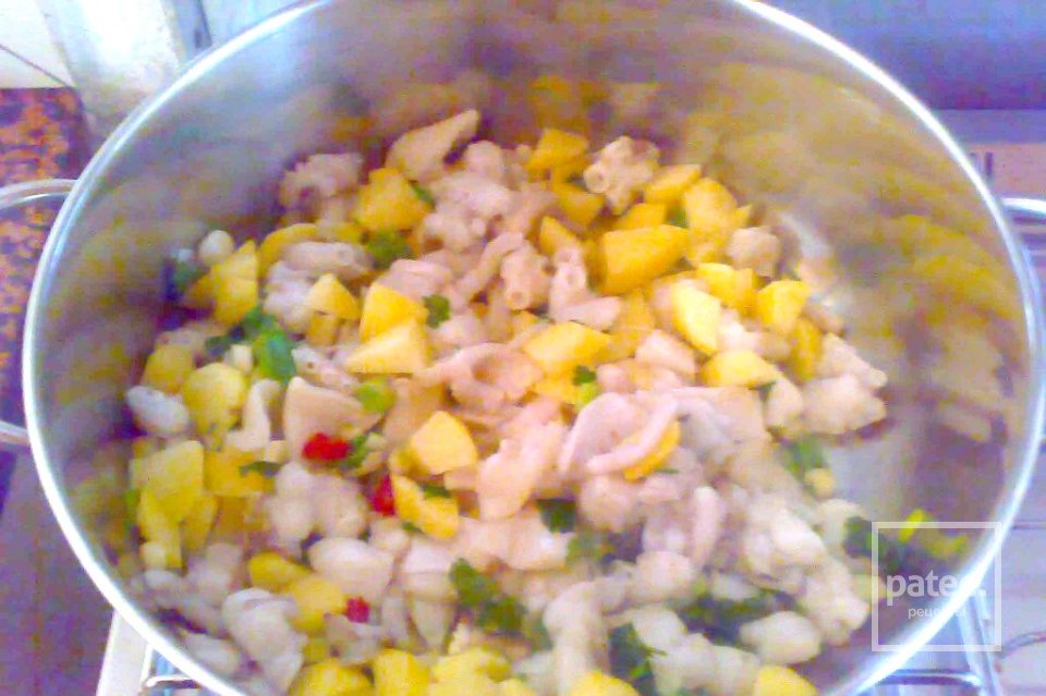 Паста с осьминогом и картофелем - Шаг 3