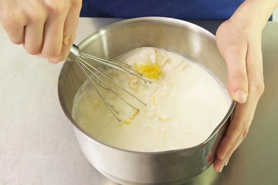 Лимонное морожное - приготовление