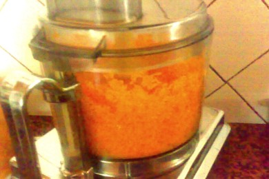 Пирог из тыквы и миндаля - приготовление