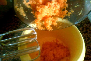 Пирог из тыквы и миндаля - приготовление