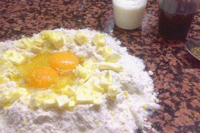 Тосканский сладкий пирог - приготовление