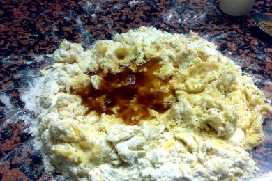 Тосканский сладкий пирог - приготовление