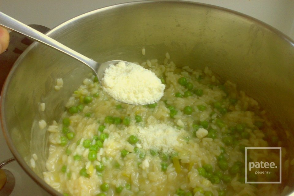 Ризотто с зеленым горошком - Шаг 6