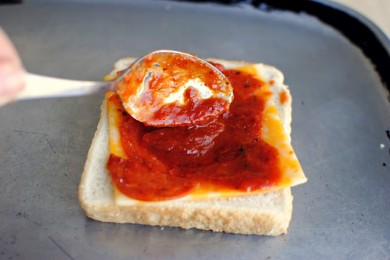 Сэндвич-пицца - приготовление