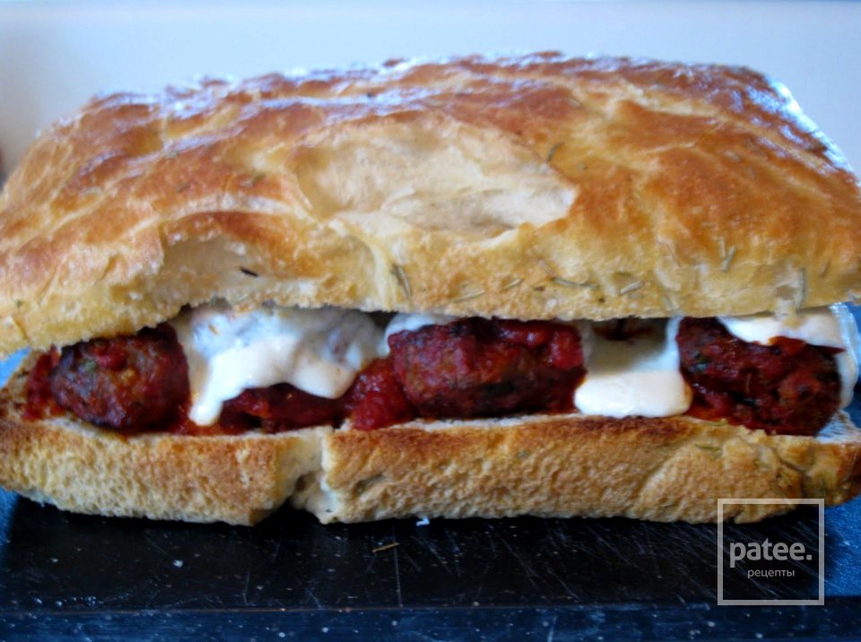 Сэндвич с фрикадельками - Шаг 7