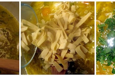 Суп с курицей и лапшой - приготовление