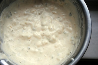 Сэндвич с рыбой и соусом тартар - приготовление