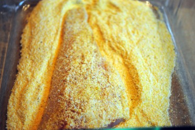 Сэндвич с рыбой и соусом тартар - приготовление