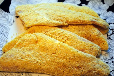 Сэндвич с рыбой и соусом тартар - приготовление