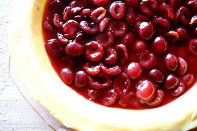 Вишнёвый пирог - приготовление