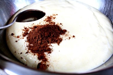 Творожный пирог "Зебра" - приготовление