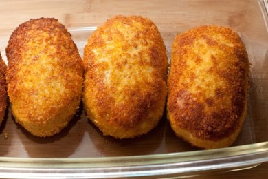 Куриные зразы с грибами - приготовление