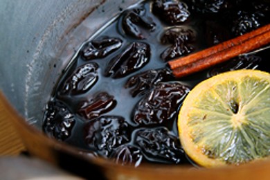 Чернослив с  кумкватом в сахарной глазури - Шаг 1