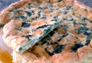 Пирог со шпинатом и сыром