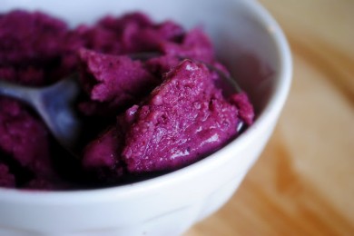 Грушево-черничный смузи - приготовление