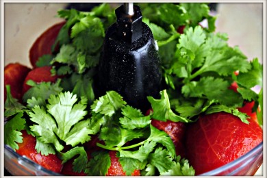 Домашний соус сальса - приготовление