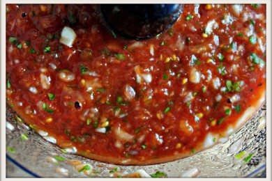 Домашний соус сальса - приготовление