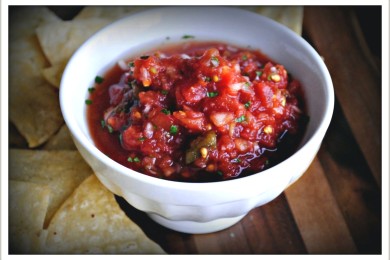 Домашний соус сальса - приготовление