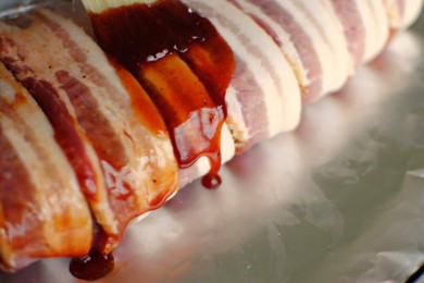 Барбекю из мясного хлеба - приготовление