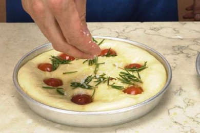 Фокачча с картофелем - приготовление