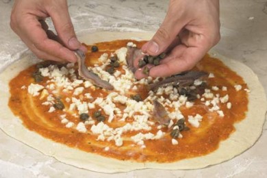 Пицца по-римски - приготовление