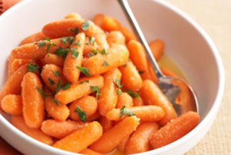 Морковка под апельсиновым соусом