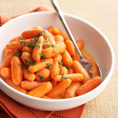 Морковка под апельсиновым соусом