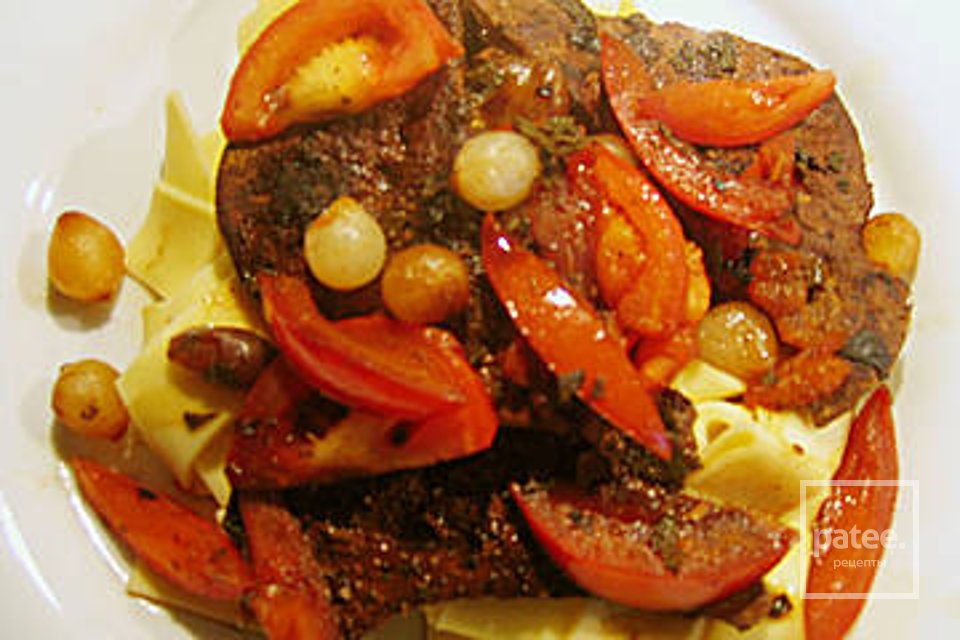 Печень с соусом из бальзамина - Шаг 4