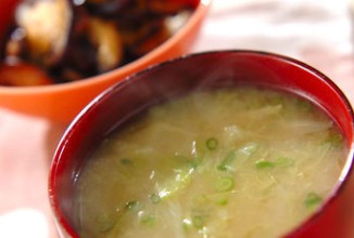 Суп-мисо с капустой