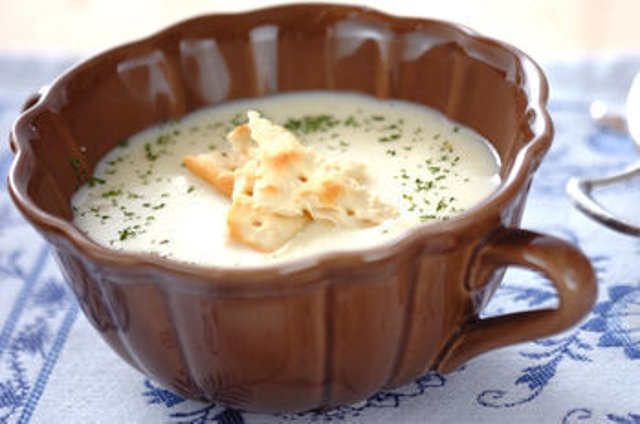 Картофельный крем-суп с тофу