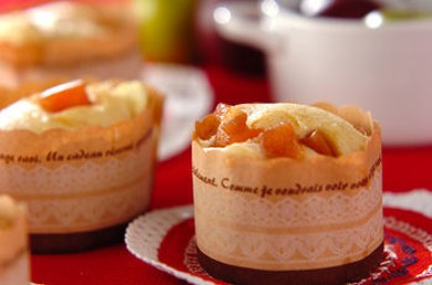 Рецепт Паровые булочки с яблоками и сыром