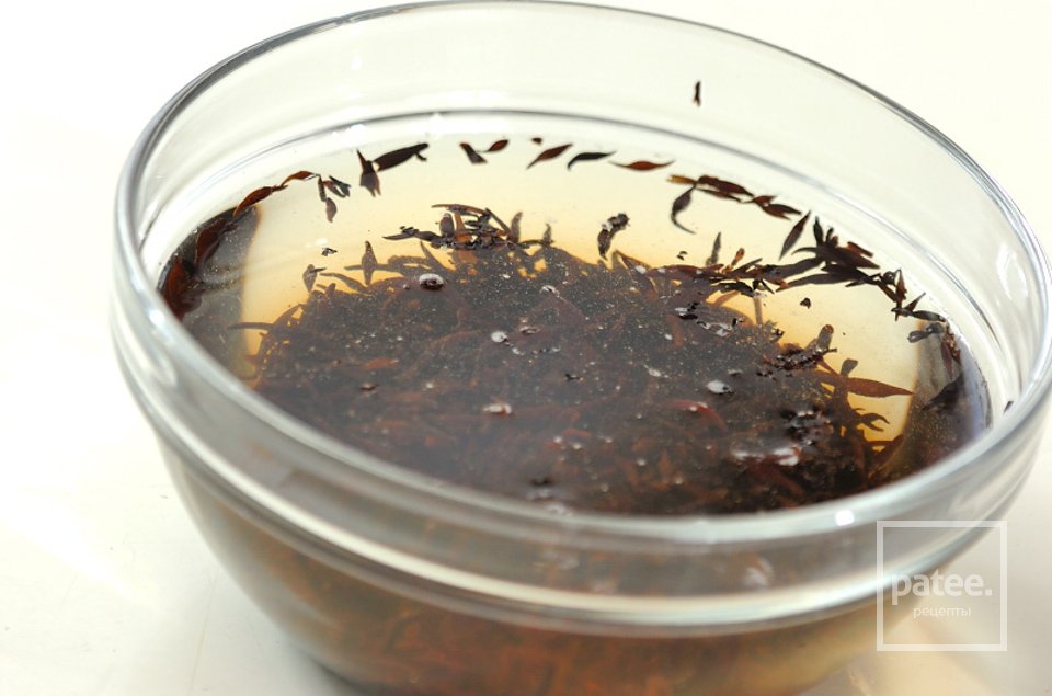 Салат с хидзики - Шаг 1