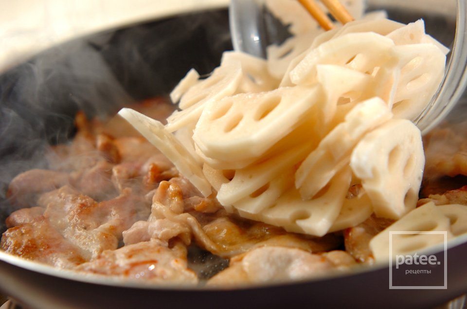 Свинина, запеченная с корнем лотоса - Шаг 2