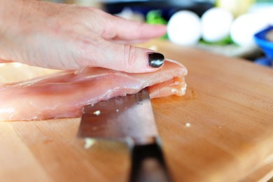 Курица в горчично-кремовом соусе - приготовление