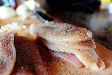 Курица в горчично-кремовом соусе - приготовление