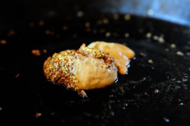 Курица в горчично-кремовом соусе - приготовление